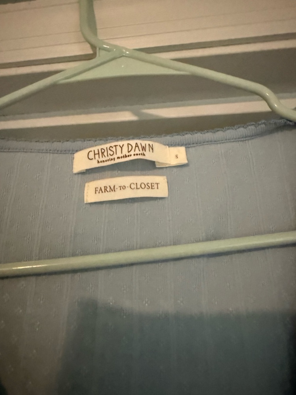 Christy Dawn Wren Pointelle Top - Picture 3 of 4